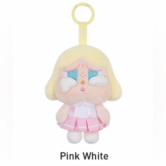 POP MART Other - POP MART Crybaby Sunset Concert Plush Pendant (Pink White)